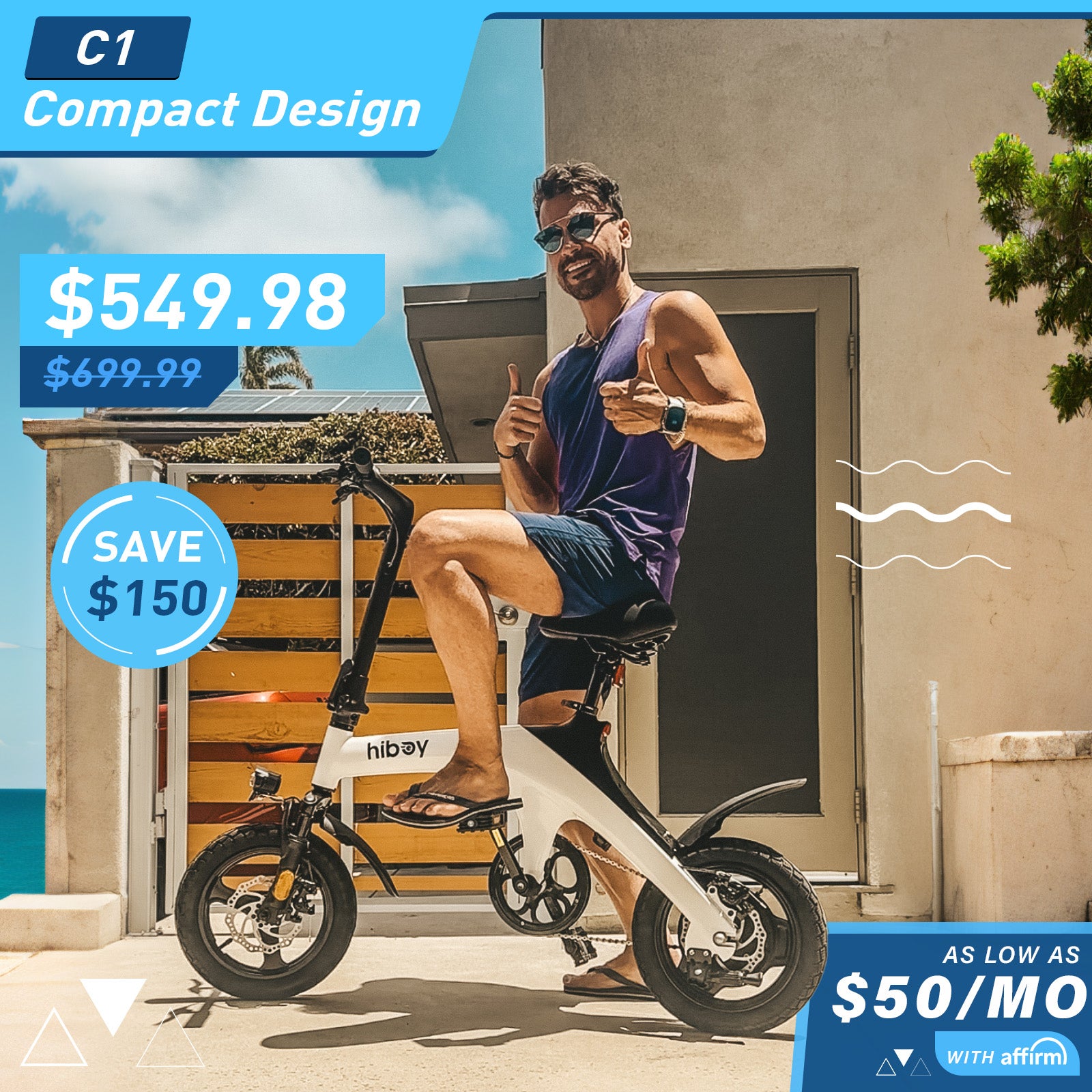 Hiboy C1 Folding Electric Bike